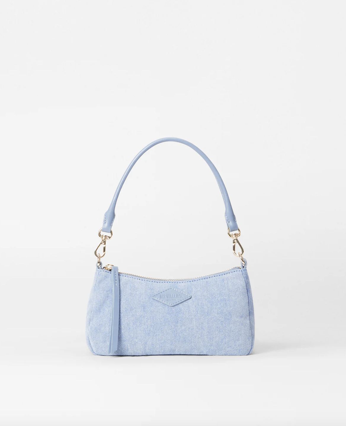 MZ Wallace Mini Chelsea Shoulder in True Light Denim