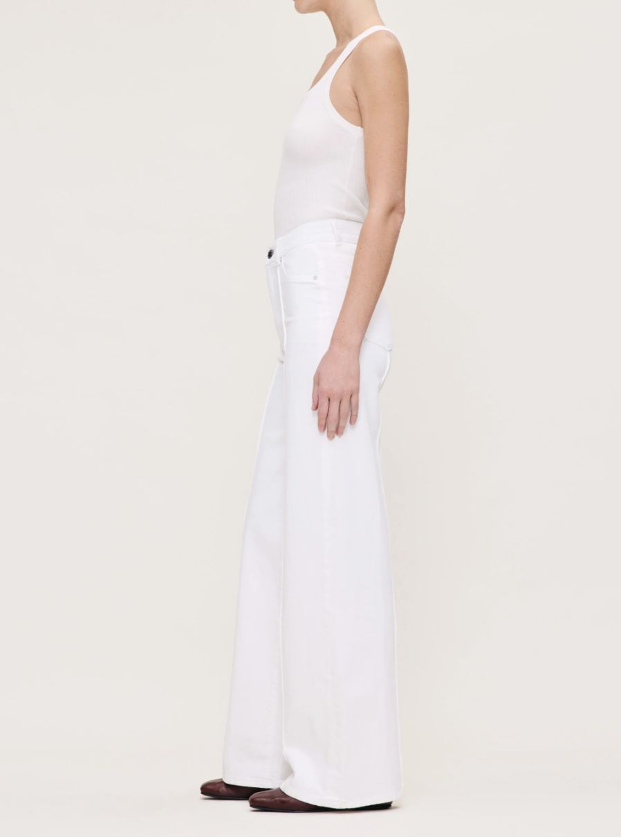 DL1961 Hepburn White Pintuck Jean