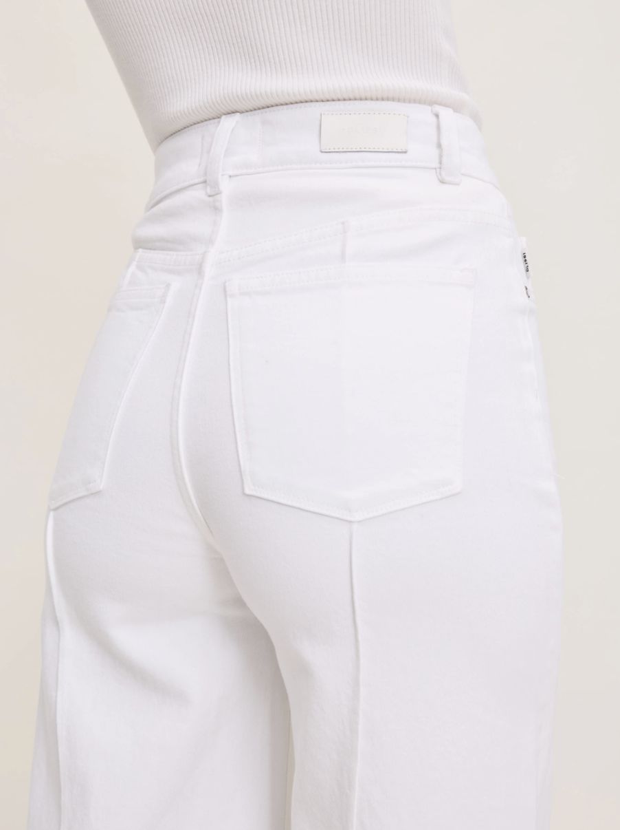 DL1961 Hepburn White Pintuck Jean