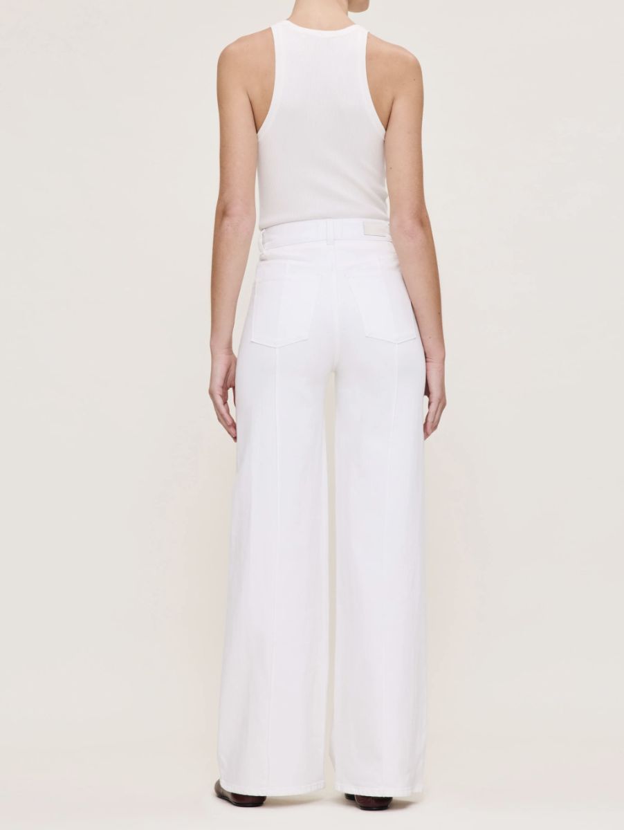 DL1961 Hepburn White Pintuck Jean