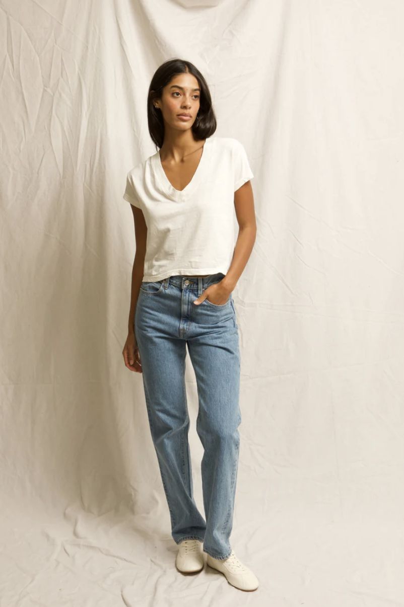 Perfect White Tee Alanis Tee in Bright Ivory