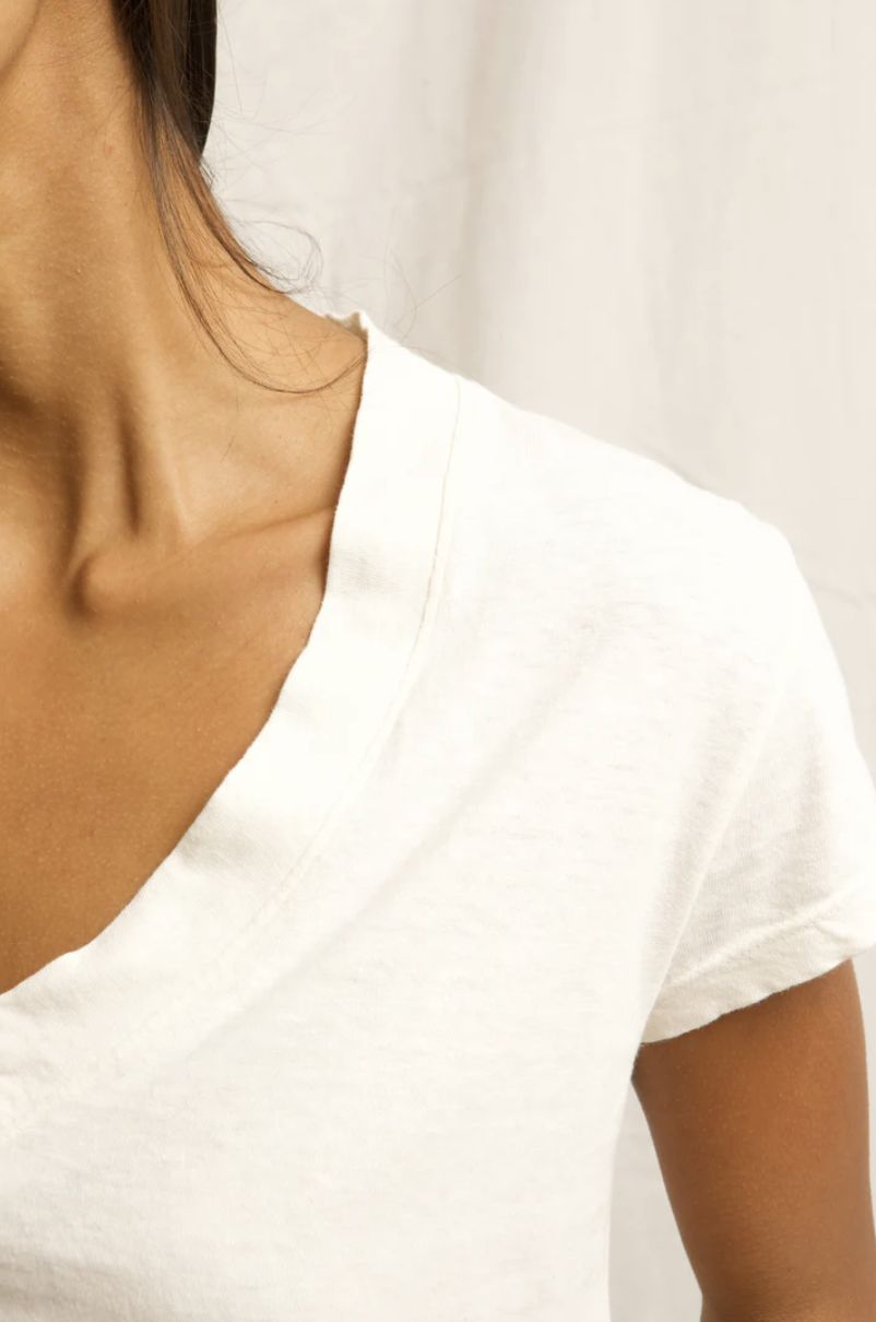 Perfect White Tee Alanis Tee in Bright Ivory