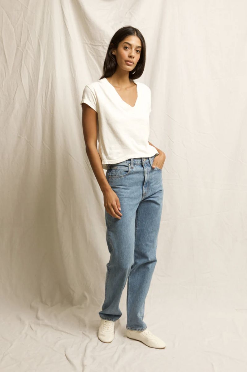 Perfect White Tee Alanis Tee in Bright Ivory