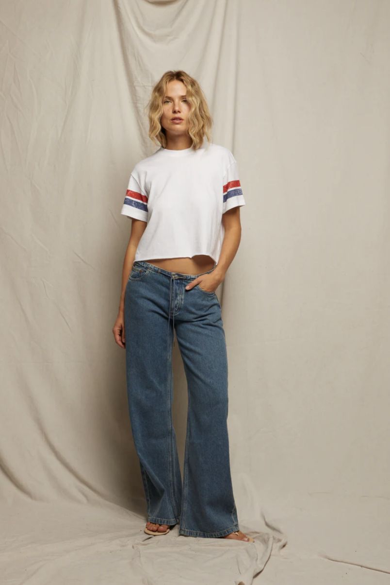 Perfect White Tee Lexi Top
