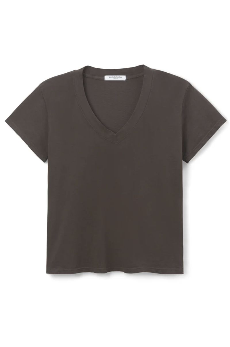 Perfect White Tee Hendrix Tee in Cafe