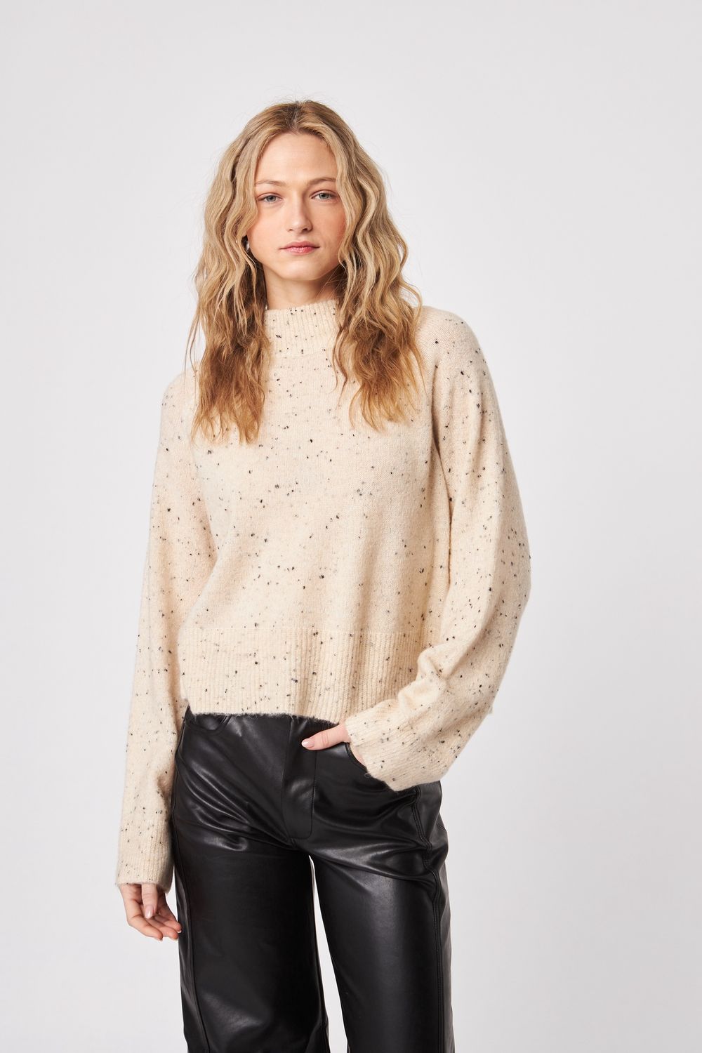 John &amp; Jenn Oliver Sweater, Color: Almond, Size: XS