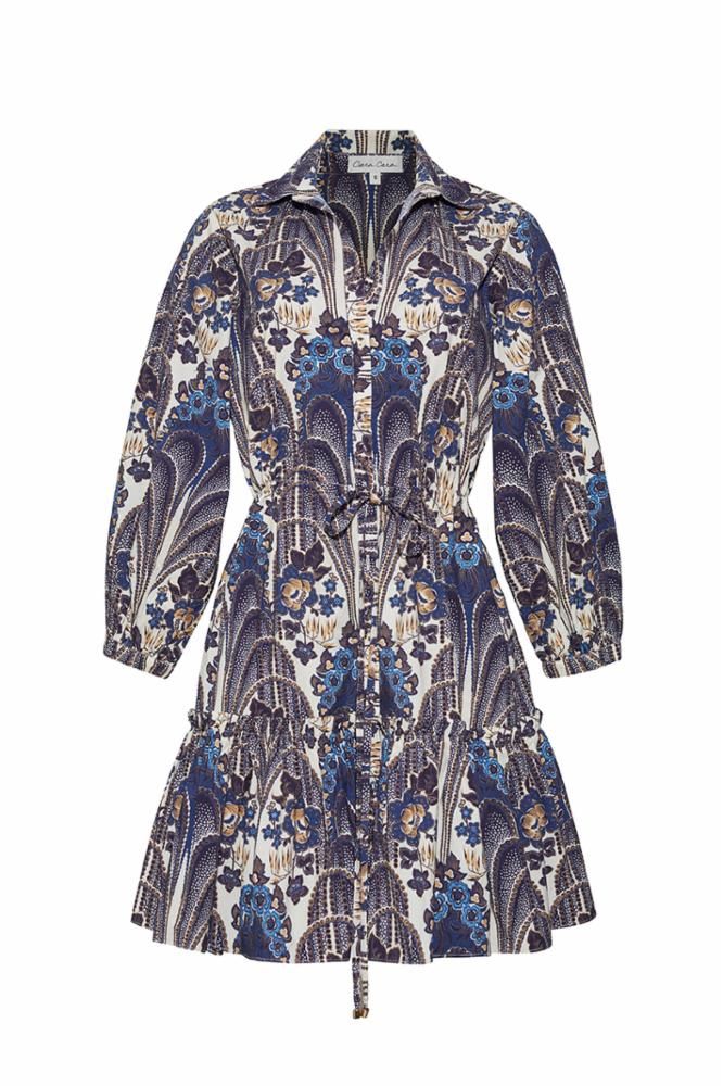 Cara Cara Robin Dress in Fontaine Egret, Color: Fontaine Egret, Size: XS