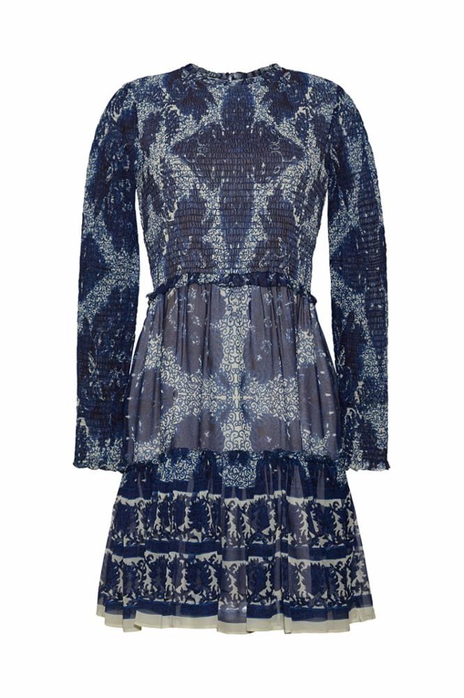 Cara Cara Viola Dress, Color: Scrollwork Ink, Size: XS