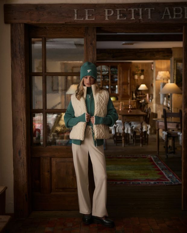 Varley Irina Cable Knit Vest