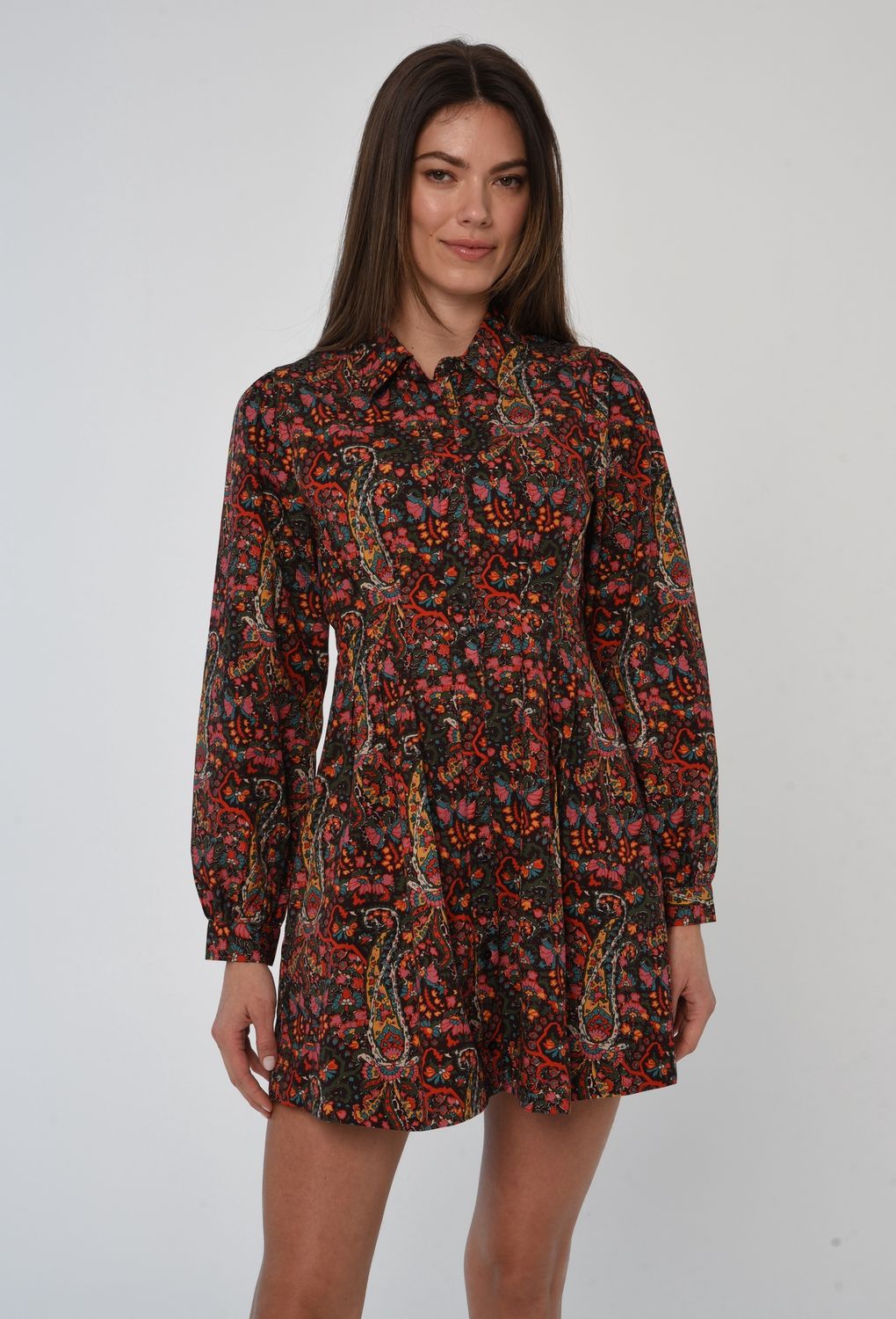 Love The Label Marta Long Sleeve Mini Dress