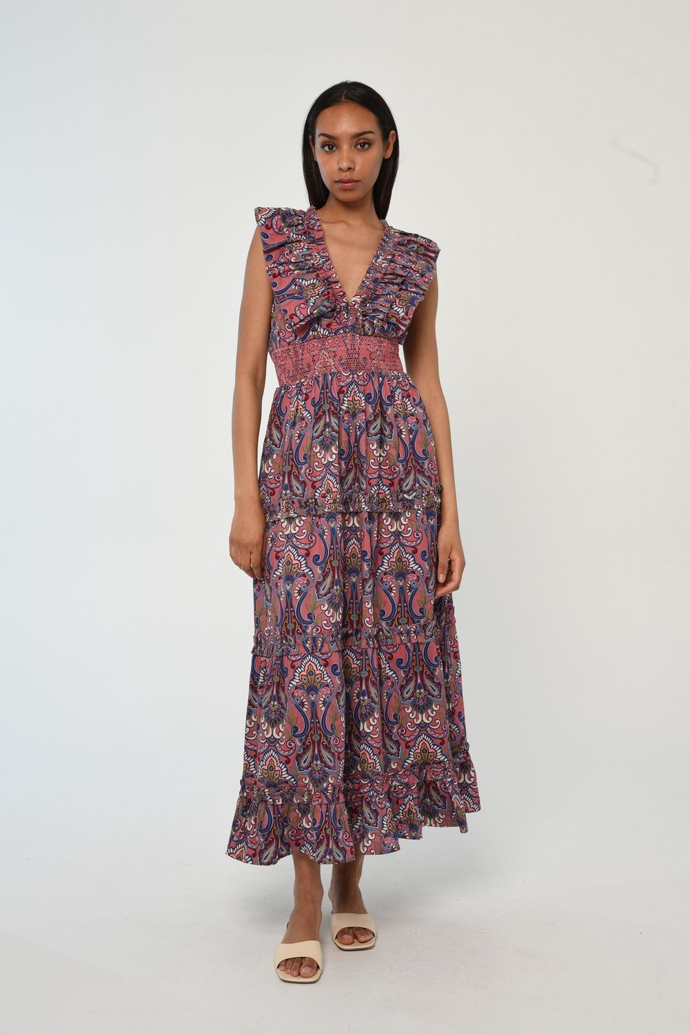 Love The Label Azalea Dress Painted Lady Print