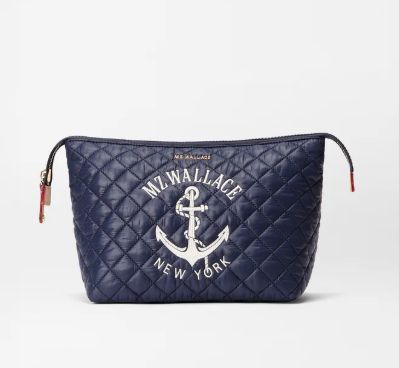 MZ Wallace Large Zoey Anchor Cosmetic Case