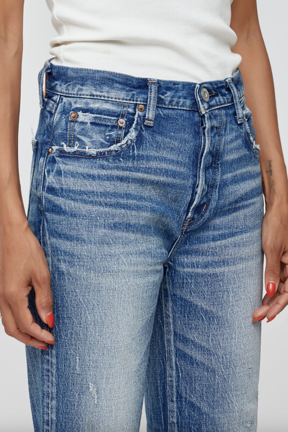 Moussy Rutherford Straight Jean