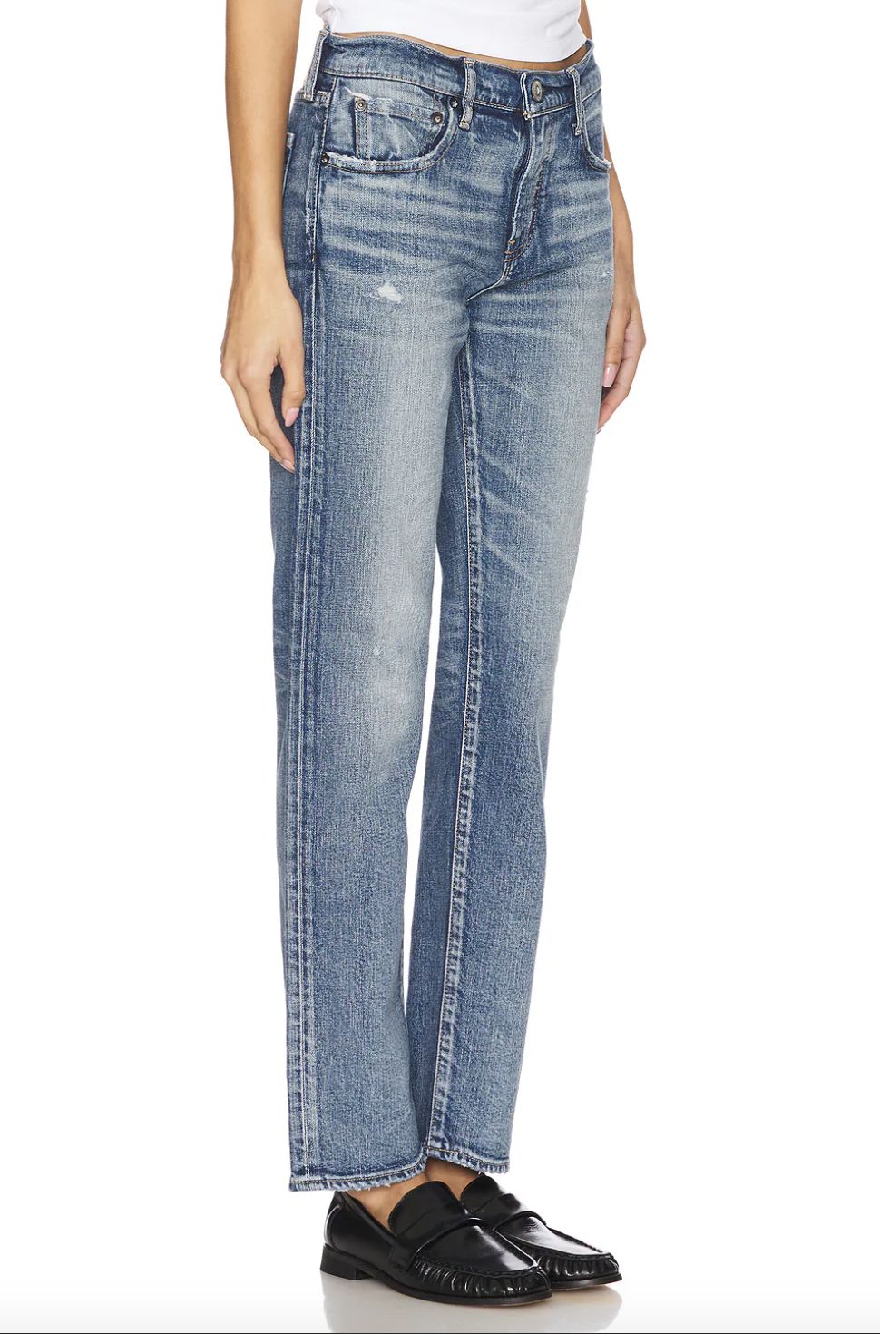 Moussy Linden Slim Straight Jean