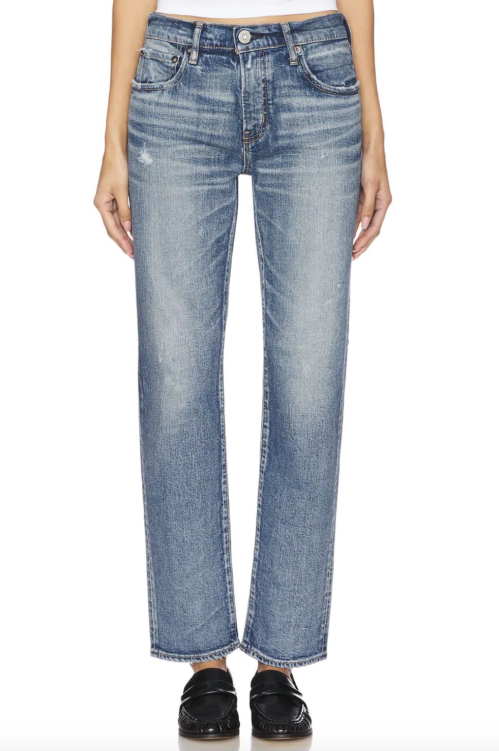 Moussy Linden Slim Straight Jean