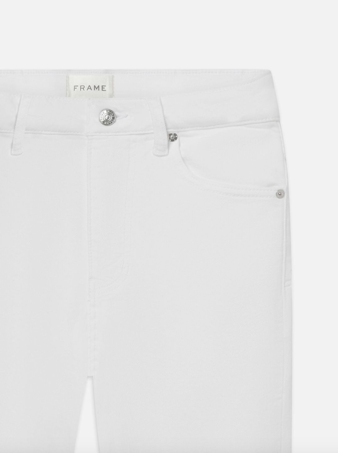 Frame The Reboot Crop Jean in White