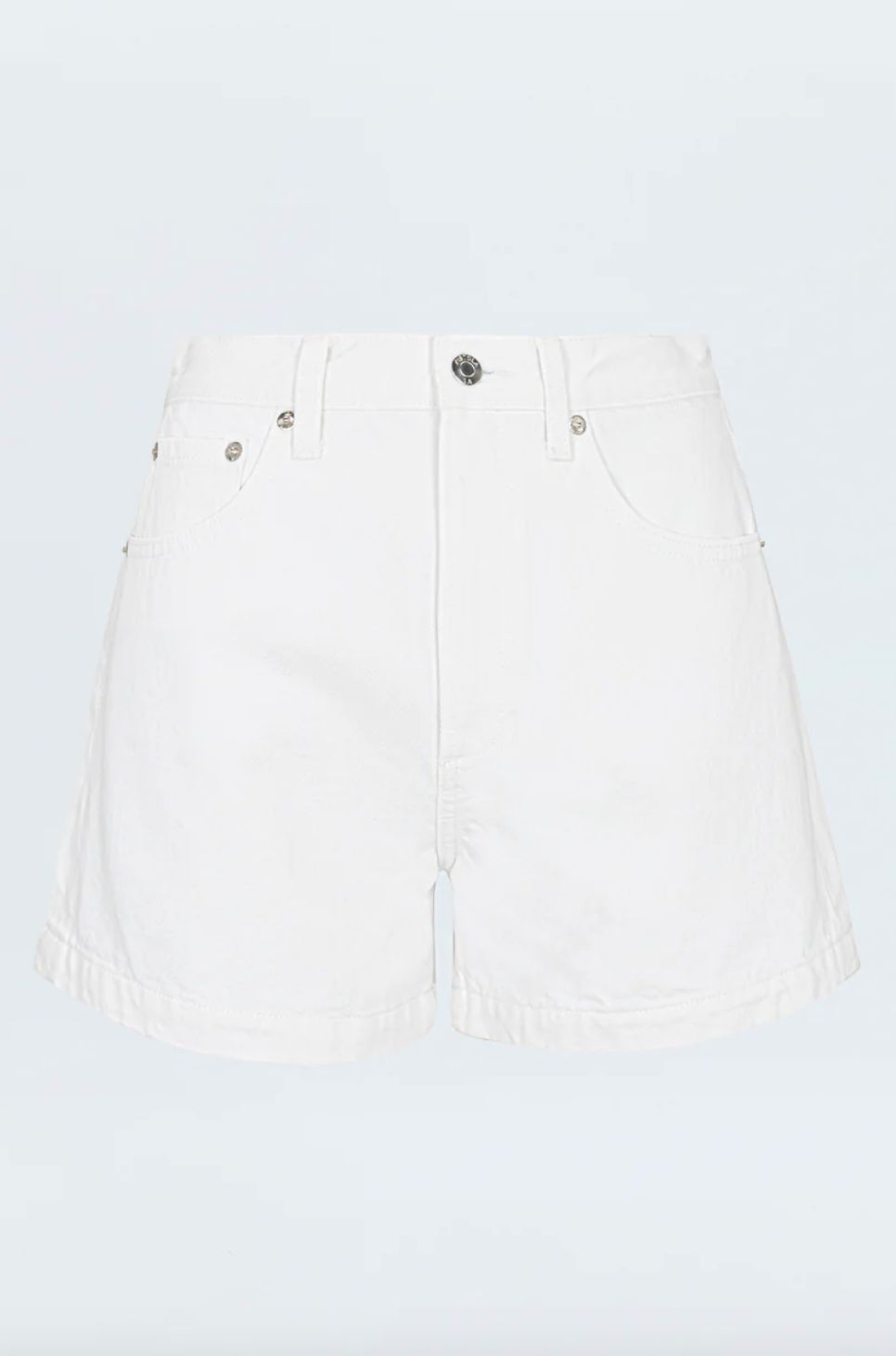 Pistola Saige High Rise White Short