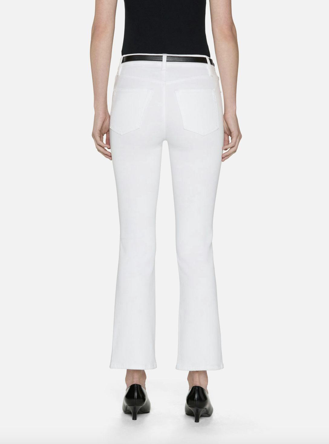 Frame The Reboot Crop Jean in White
