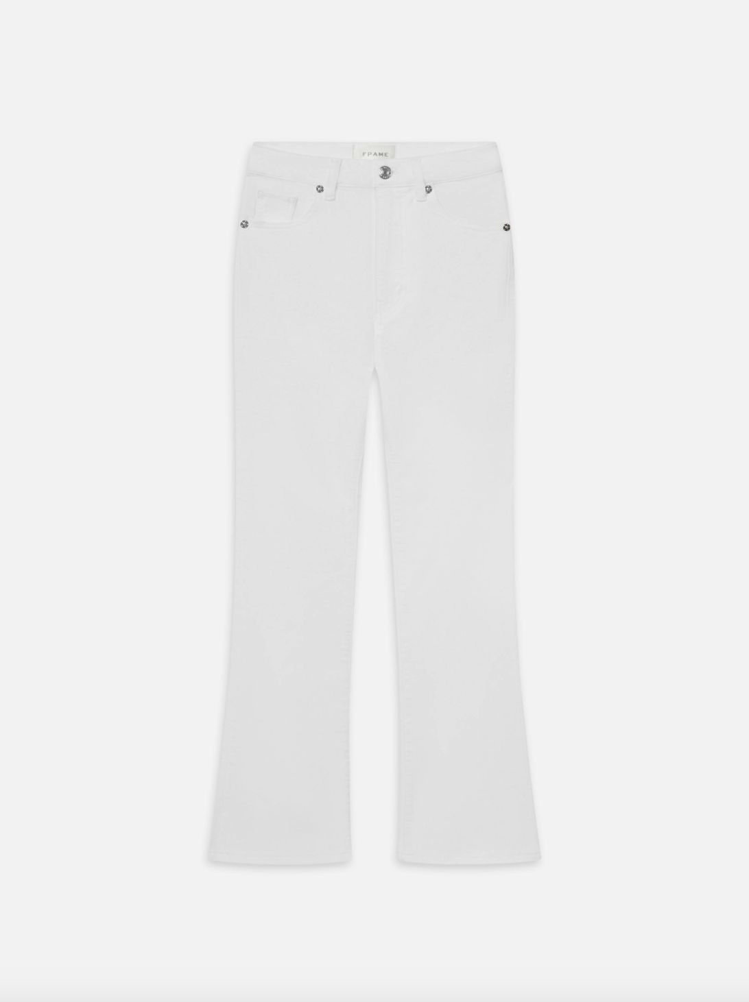 Frame The Reboot Crop Jean in White