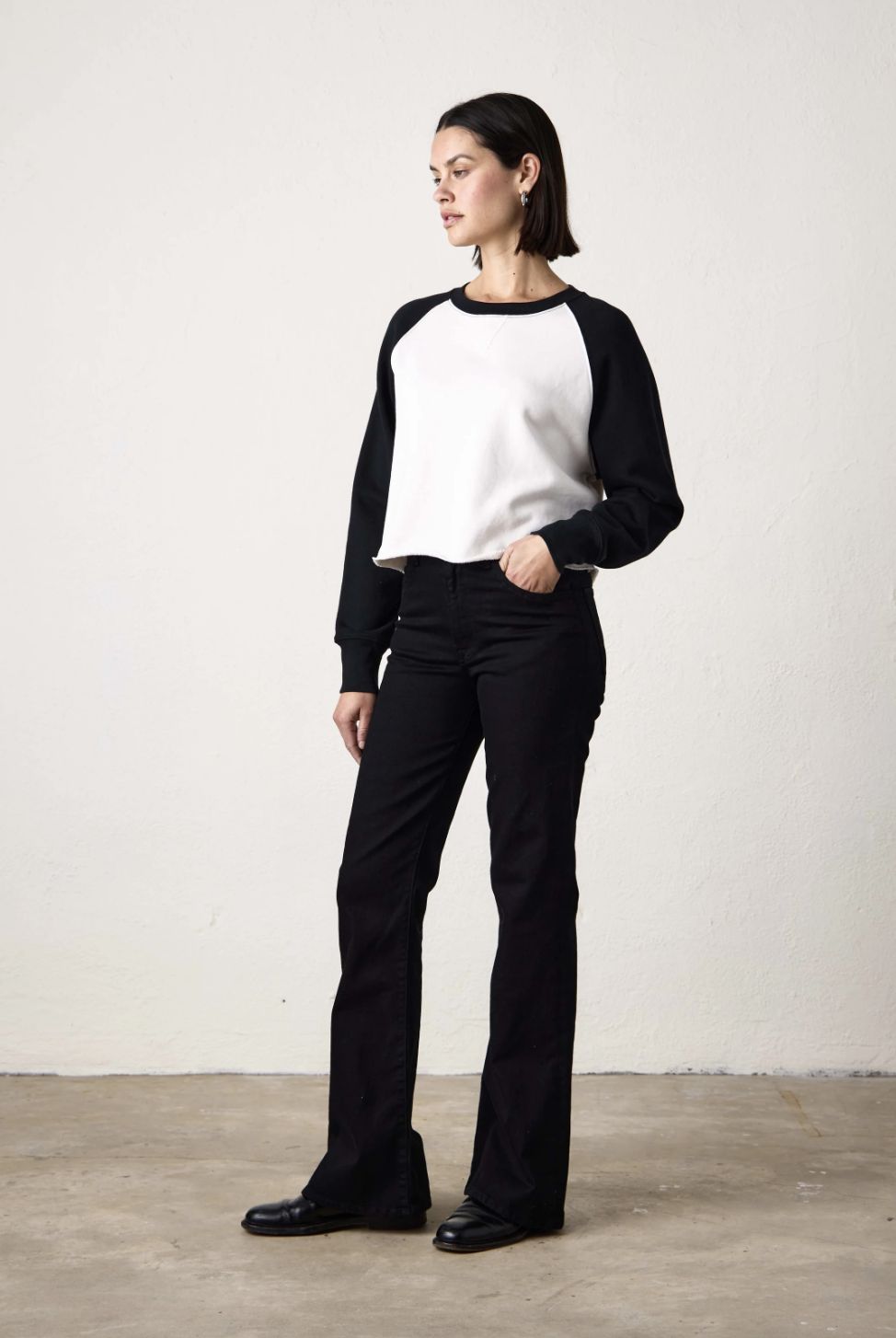 NSF Marco Crop Raglan Crew