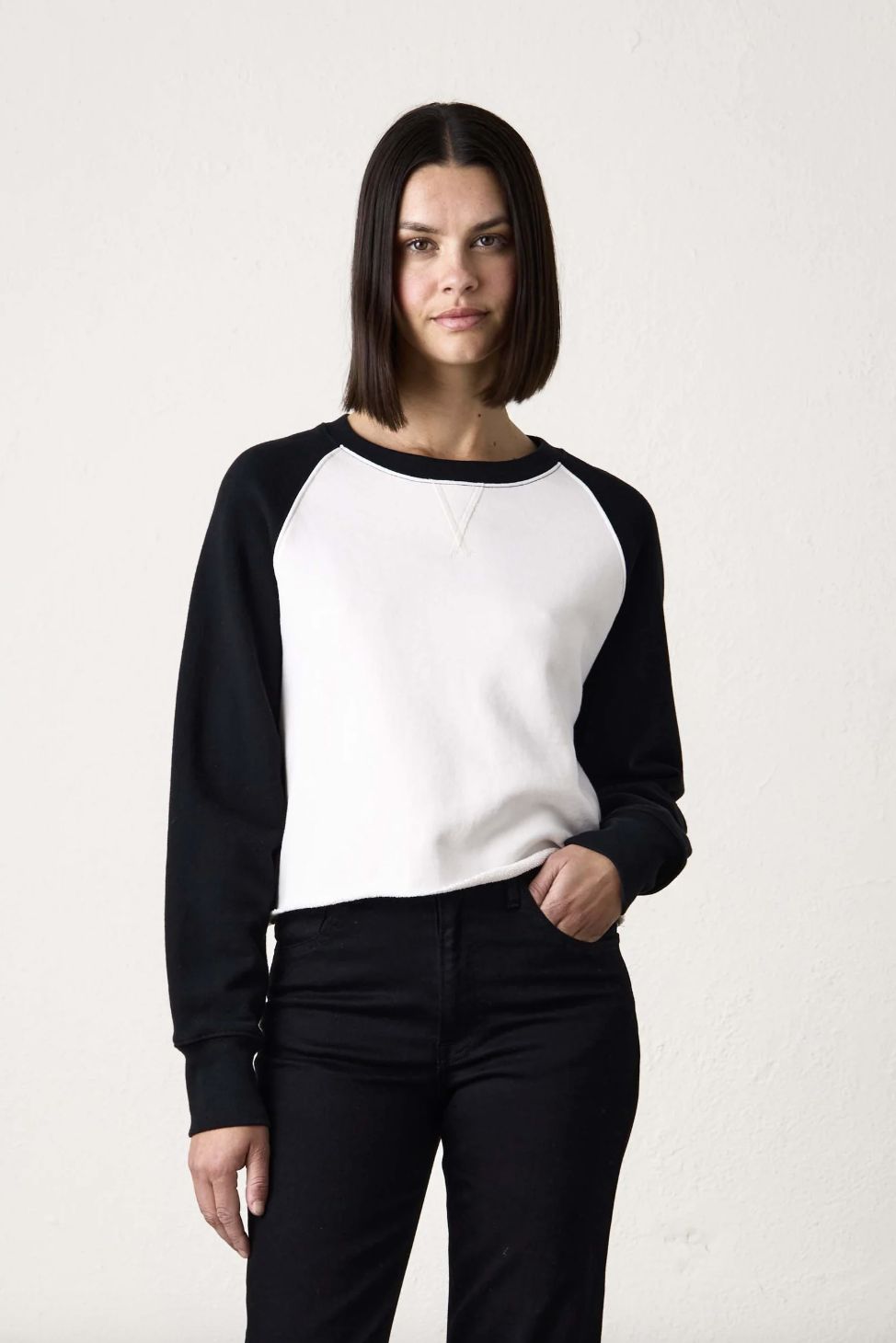 NSF Marco Crop Raglan Crew