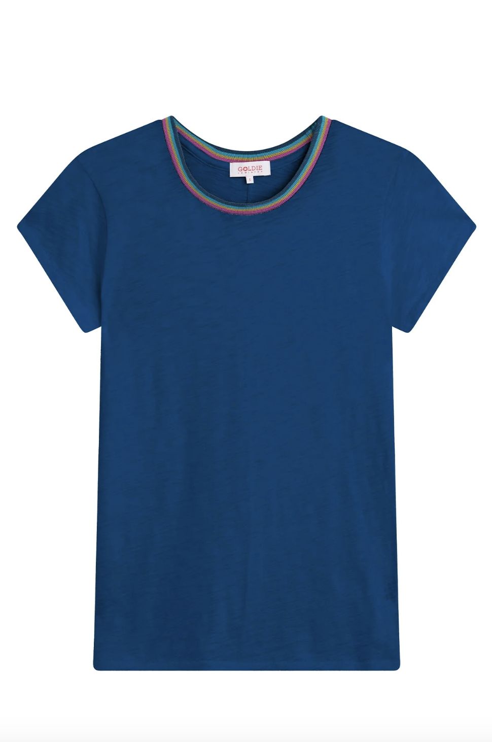Goldie Summer Rainbow Ringer Tee