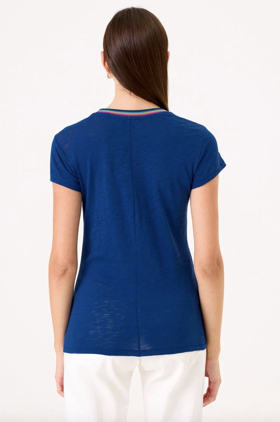 Goldie Summer Rainbow Ringer Tee