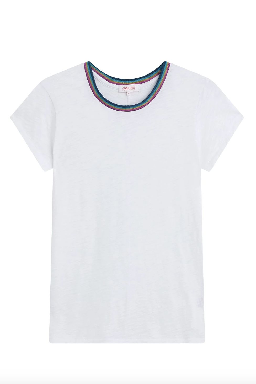 Goldie Summer Rainbow Ringer Tee