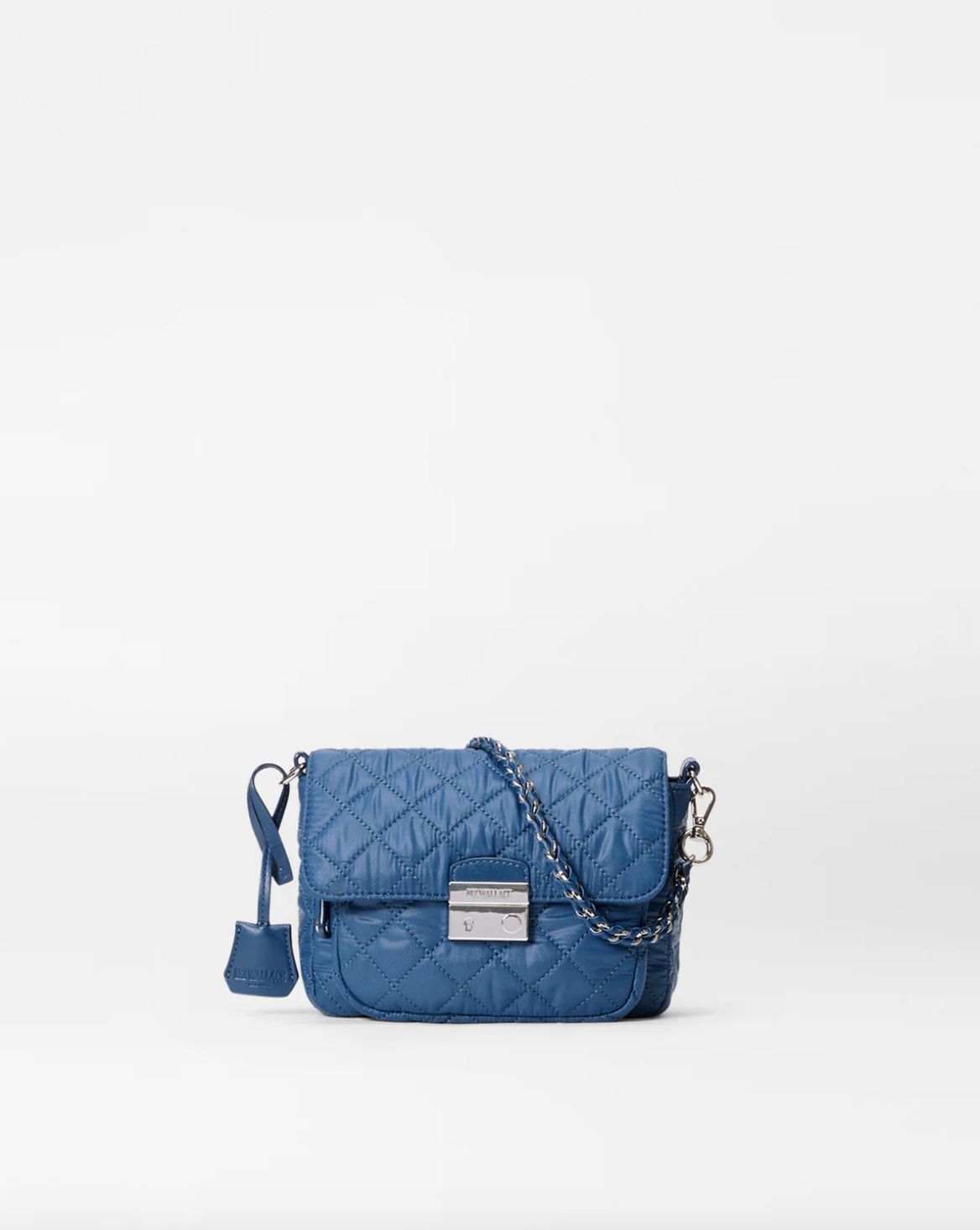 MZ Wallace Small Crosby Lock Crossbody in French Blue