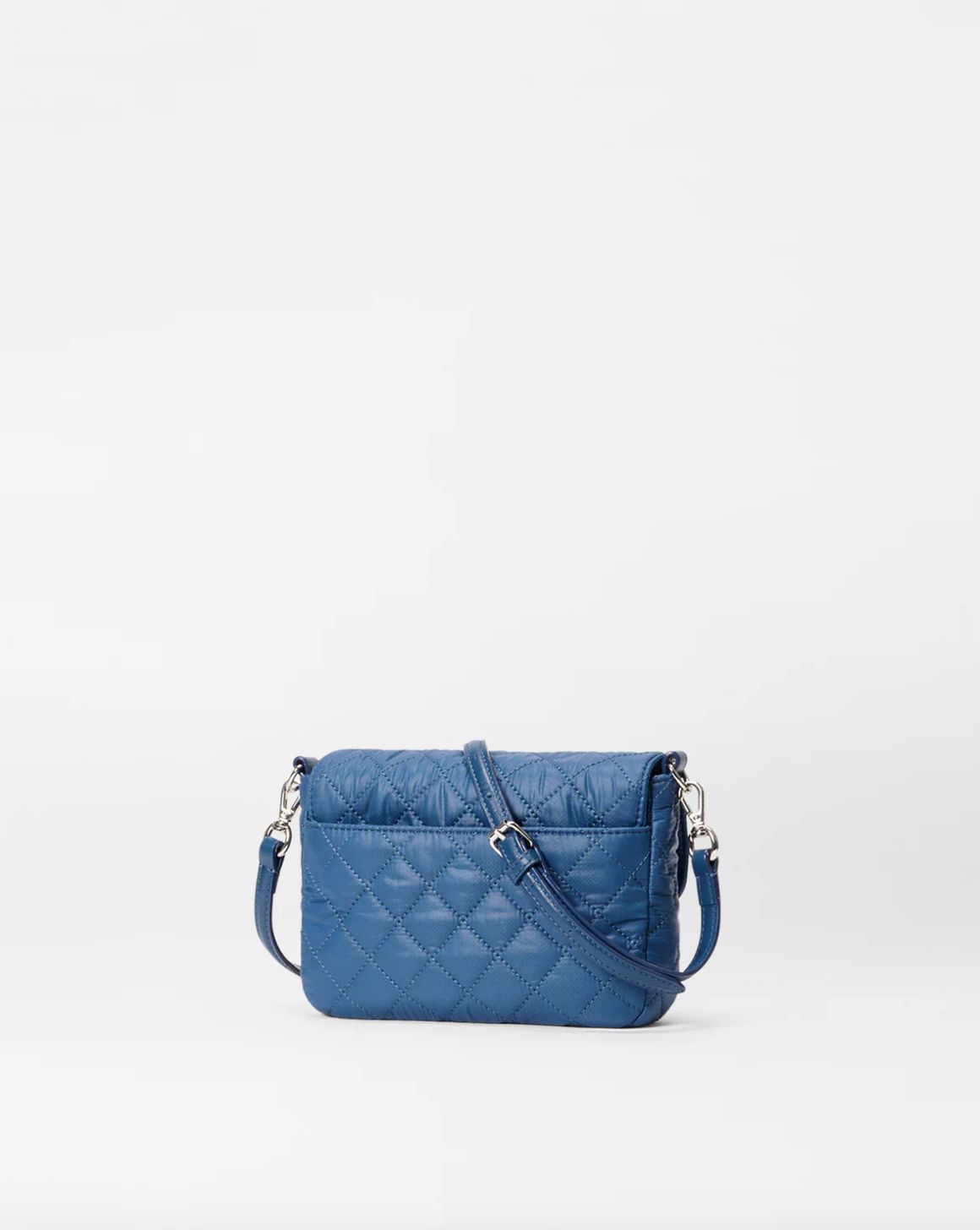 MZ Wallace Small Crosby Lock Crossbody in French Blue