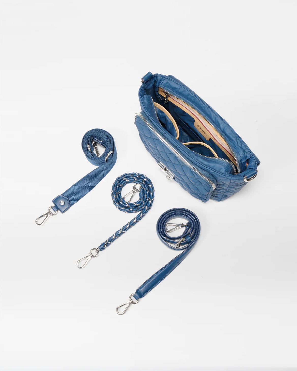 MZ Wallace Medium Crosby Lock in French Blue