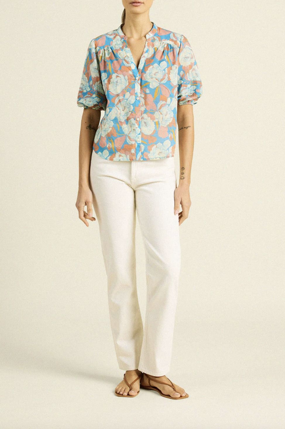 Trovata Loren Blouse in Twilight Floral