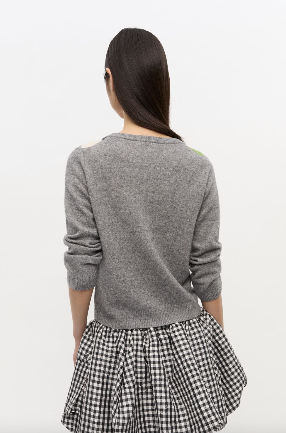 GANNI Argyle Cardigan
