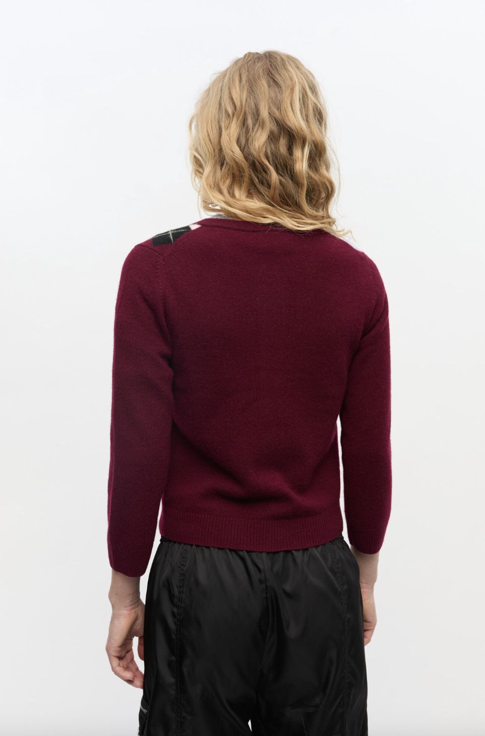 GANNI Argyle Cardigan