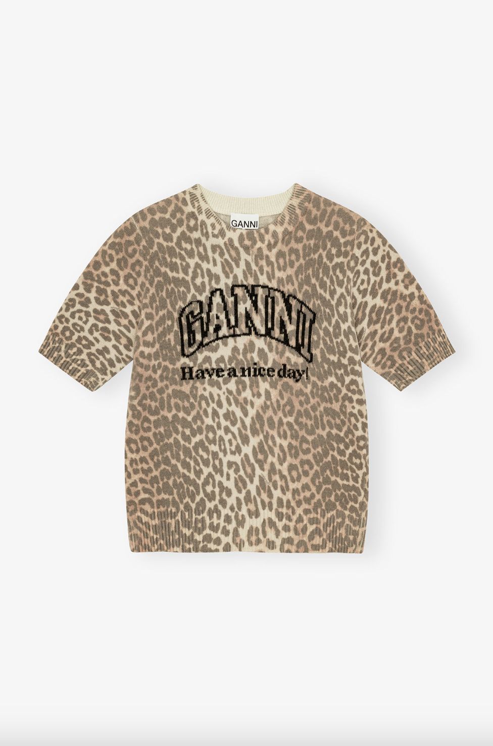 GANNI Have a Nice Day Sweater Tee