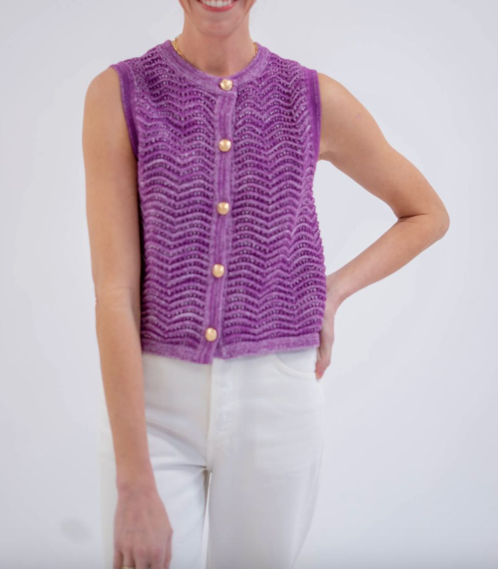 Suncoo Gemi Sleeveless Cardigan