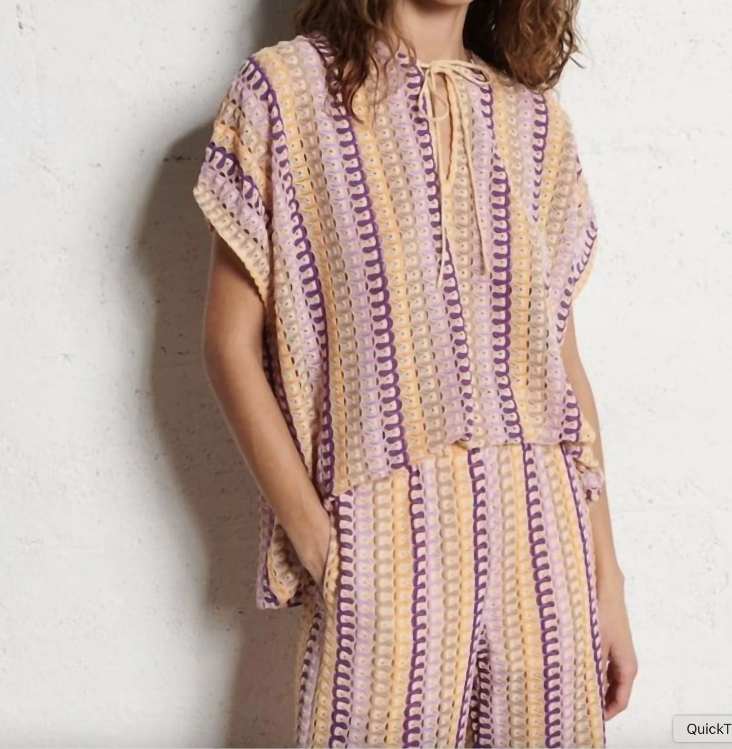 Suncoo Latoya Crochet Sweater
