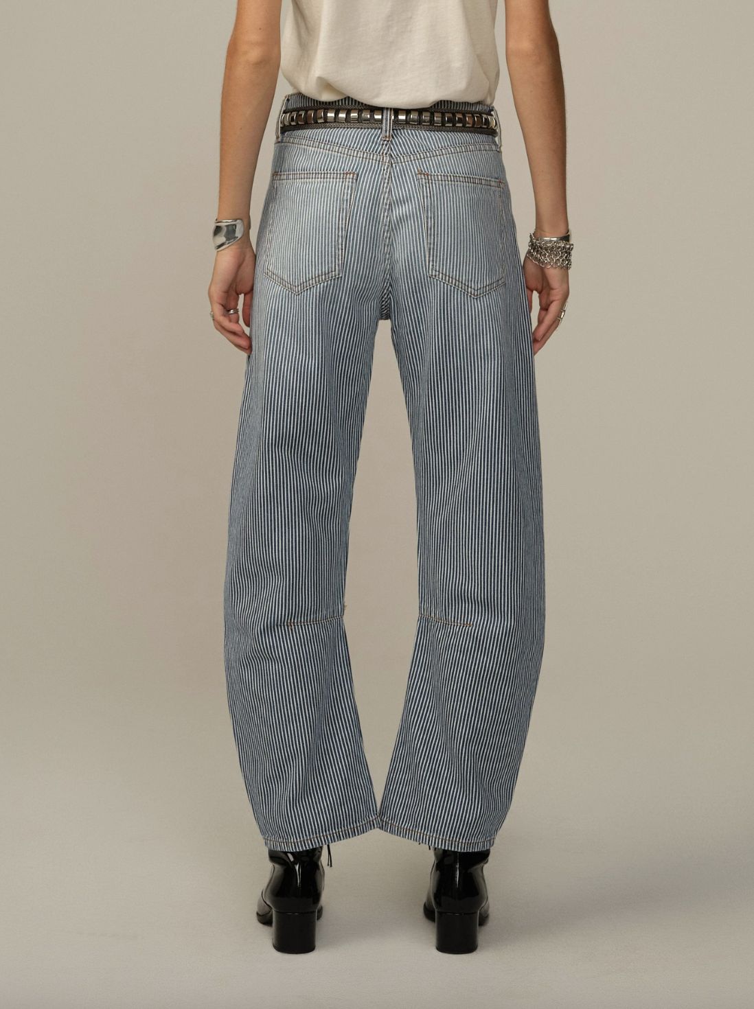 Road To Nowhere Pilon Railroad Stripe Jean