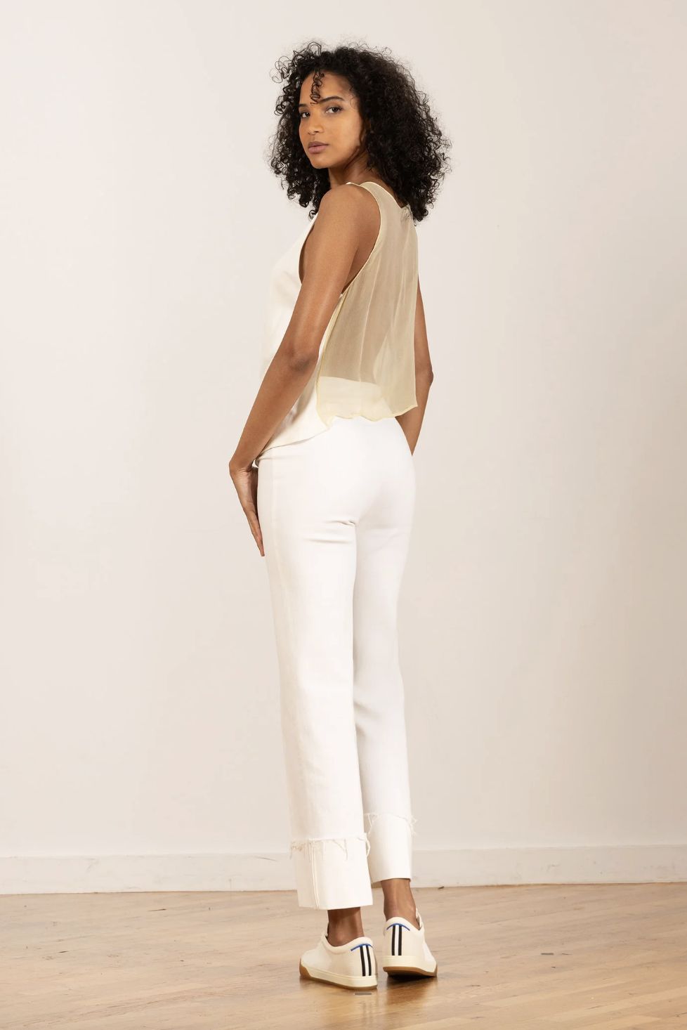 Avenue Montaigne Bonnie White Denim Jean