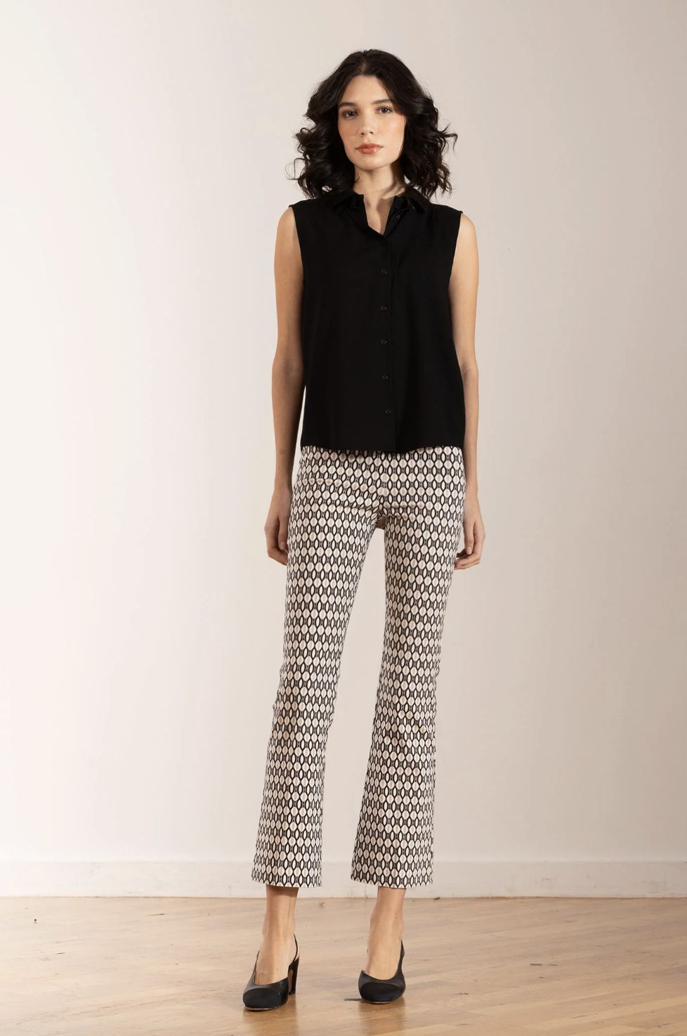Avenue Montaigne Leo Deco Print Pant