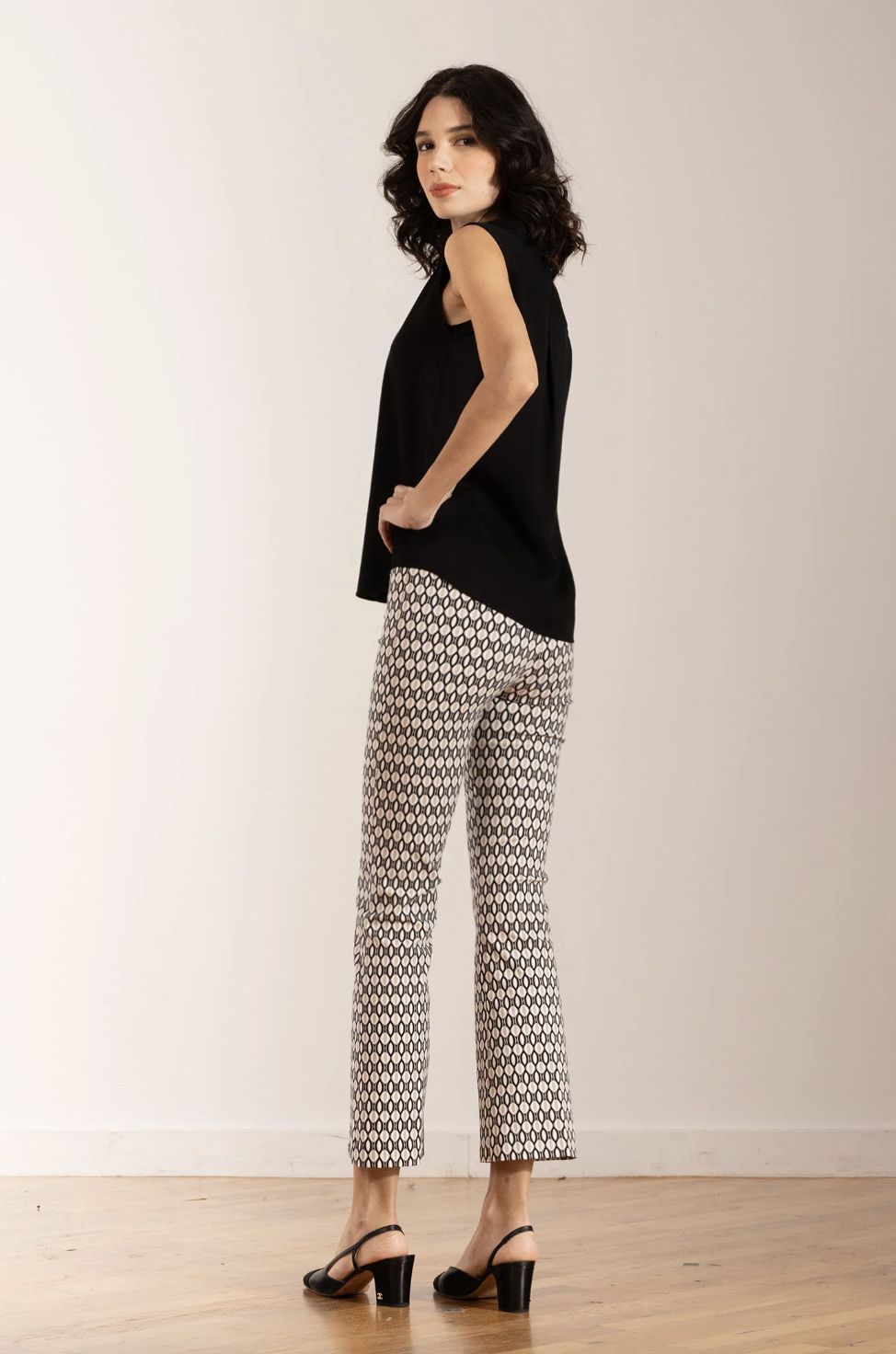Avenue Montaigne Leo Deco Print Pant