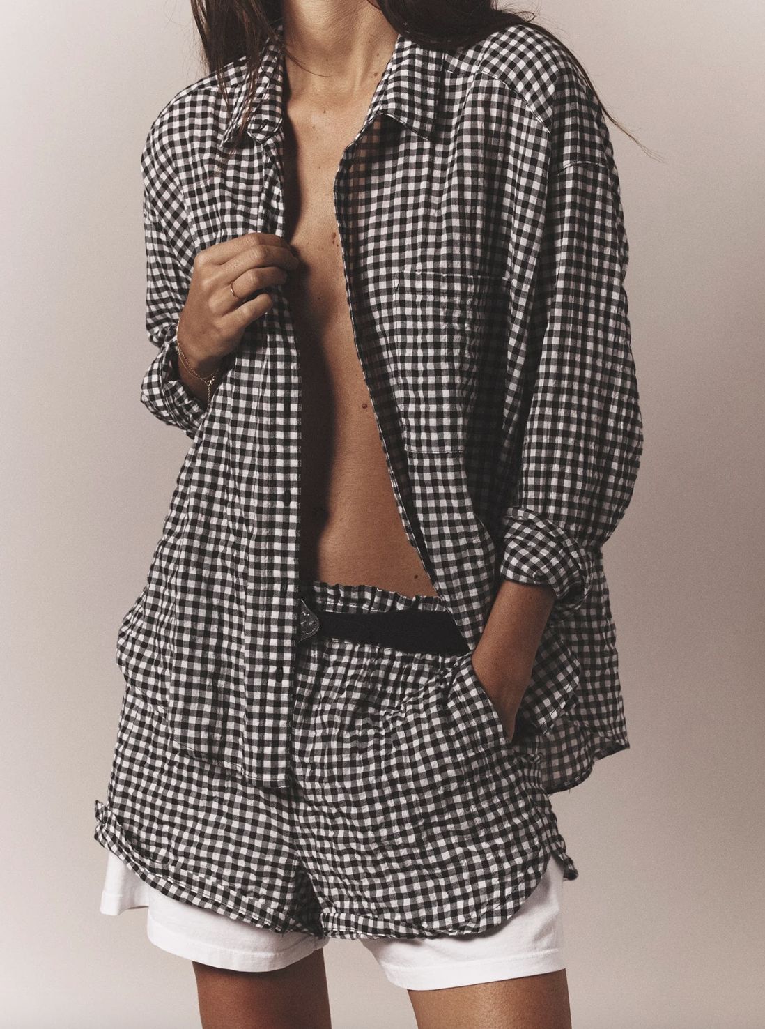 Xirena Jordy Shirt in Anise Gingham