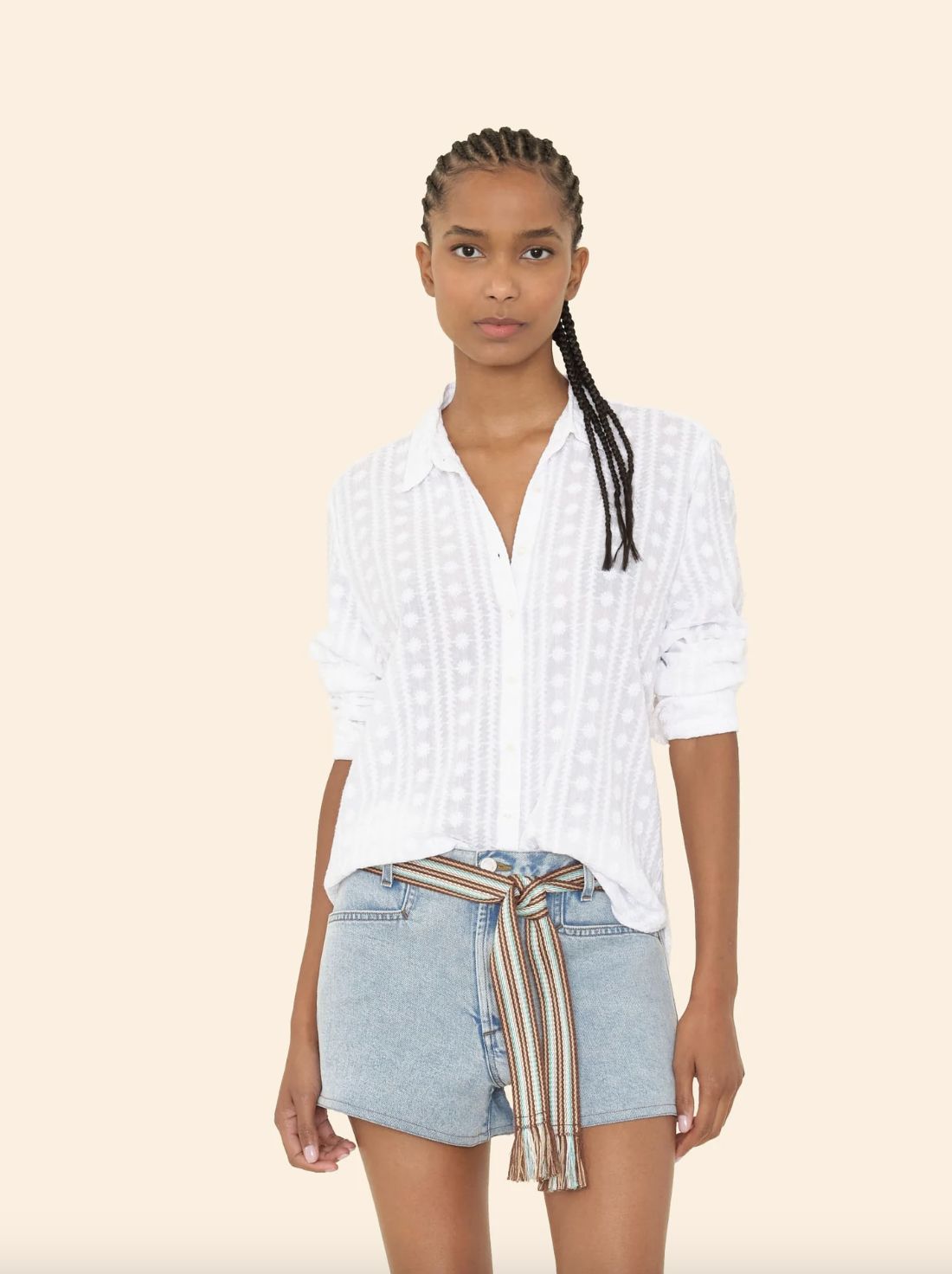 Xirena Embroidered Beau Shirt