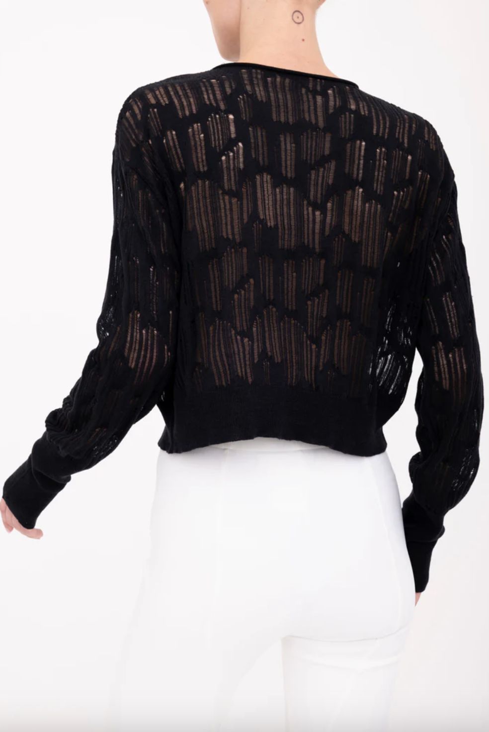 Elaine Kim Bonsai Zip Cardigan
