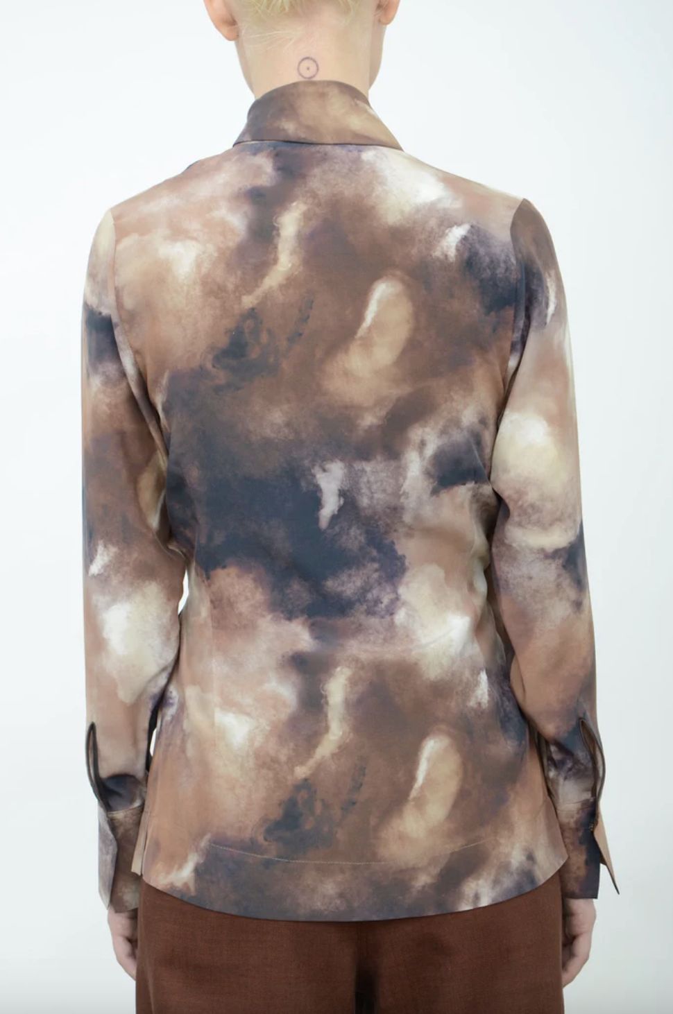 Elaine Kim Visaya Silk Wrap Shirt