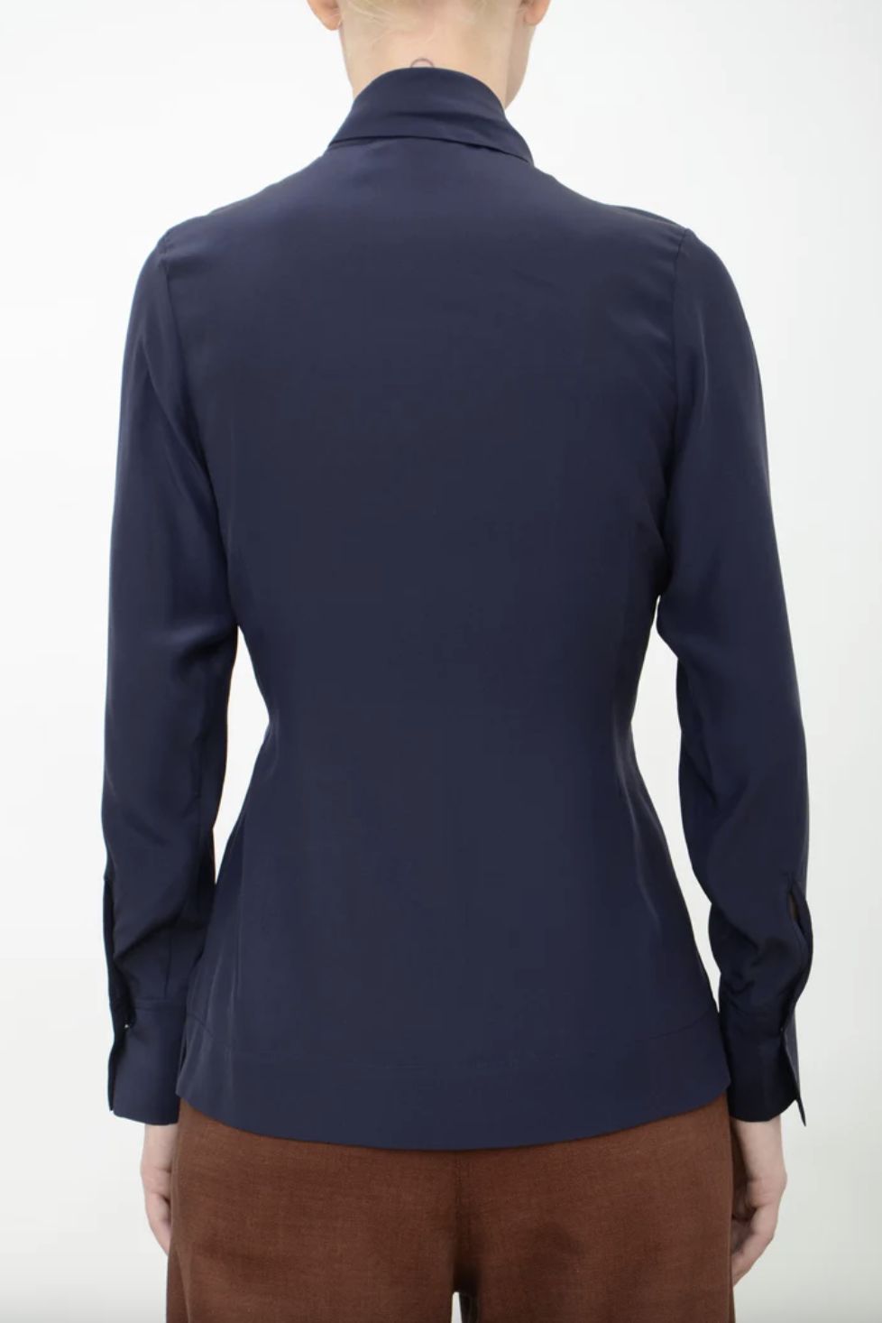 Elaine Kim Visaya Silk Wrap Shirt