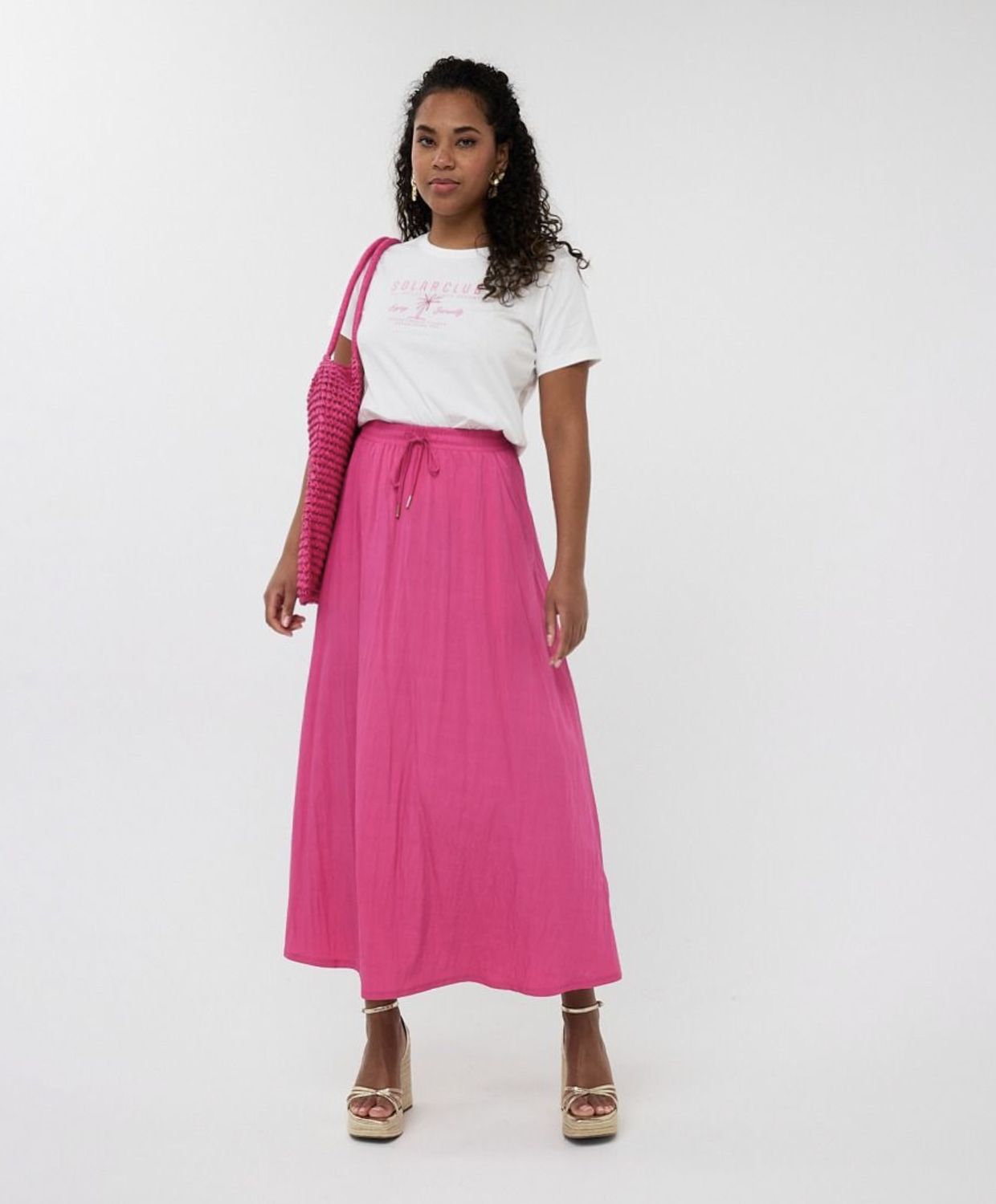 Esqualo Wide Maxi Skirt
