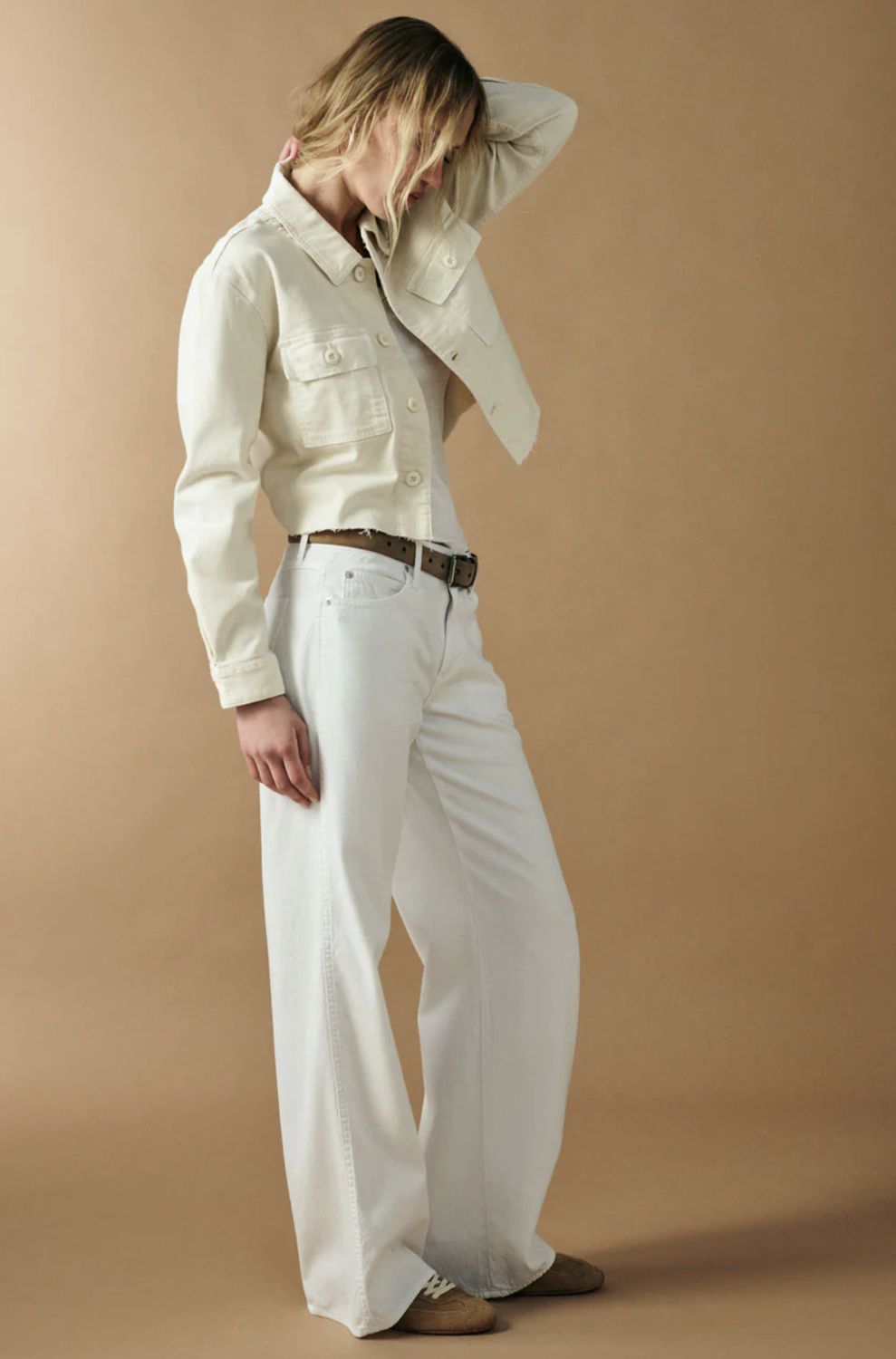 AMO Regina White Jean