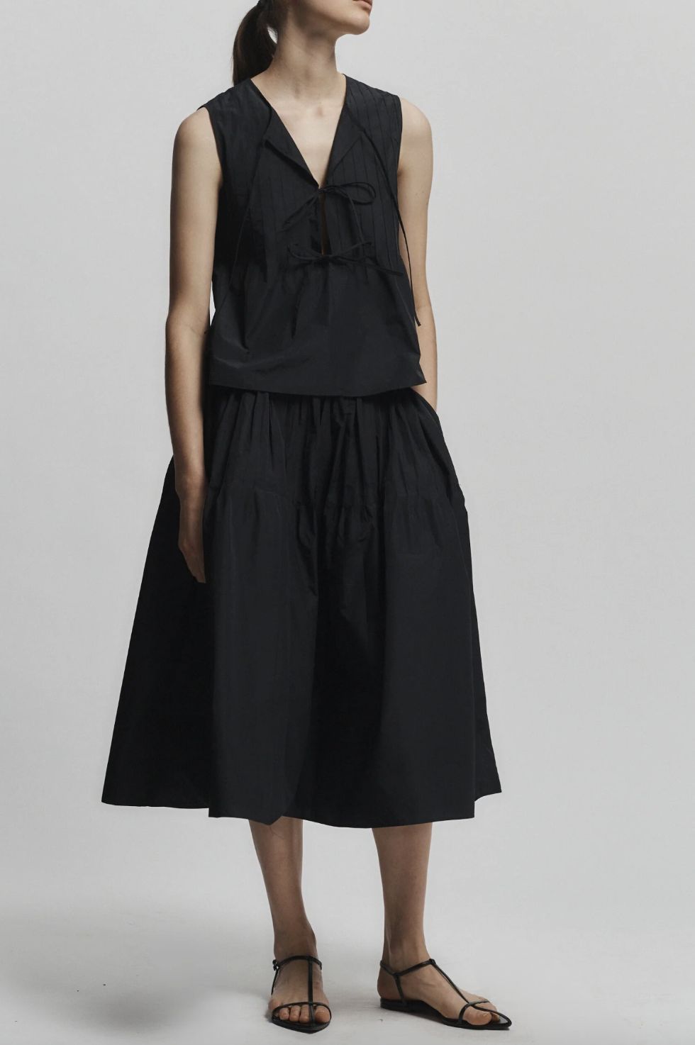 Saint Art Nina Tie Front Top