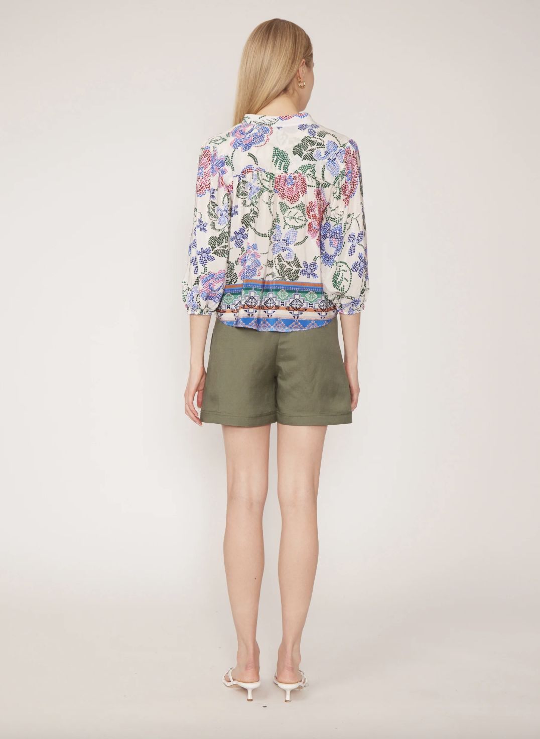 Gilner Farrar Bethany Blouse in Empress Print
